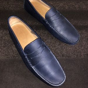 Tod’s Men’s Blue 7 US (6 UK) Moccasins Loafers